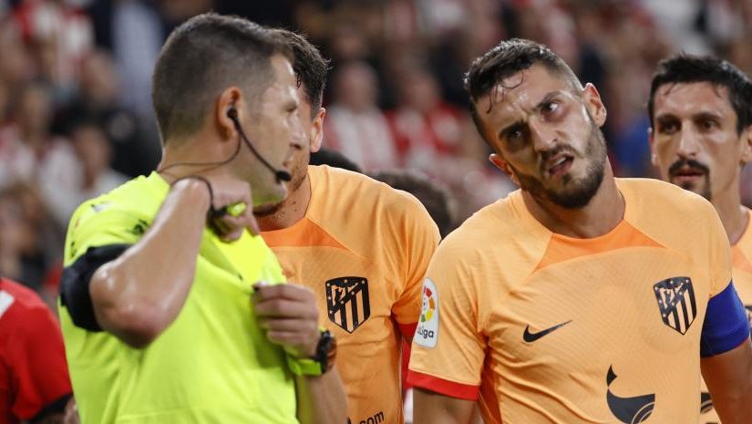 El árbitro que indignó al Atlético en San Mamés, para la Copa ante el Levante